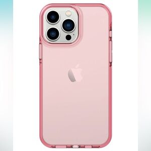 Pink Transparent iPhone 15 Pro Max Case